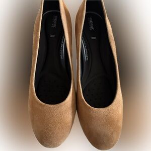 Geox Women's Brown Suede Heels